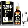 5% Minoxidil Hair Growth Oil for Men & Women Kit - Extra Strength Regrowth Serum, Topical Hair Loss Treatment Serum, Thicker, Healthier Hair & Beard Growth Kit, 2.11 fl.oz