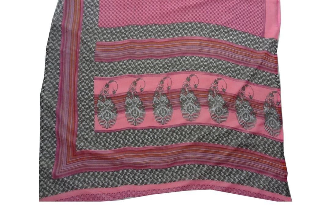 vaamsi chiffon saree with blouse piece