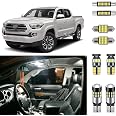 7pc Super Bright 6000K White LED Interior Light Kit For Ford Mustang 2018-2022 - Map Dome Vanity Mirror Lights - View #6