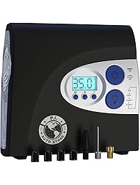 P.I. Auto Store - Premium 12V DC Tire Air Compressor Pump, Portable Digital Auto Tire Inflator .....NEW IMPROVED VERSION..... With Carry Case