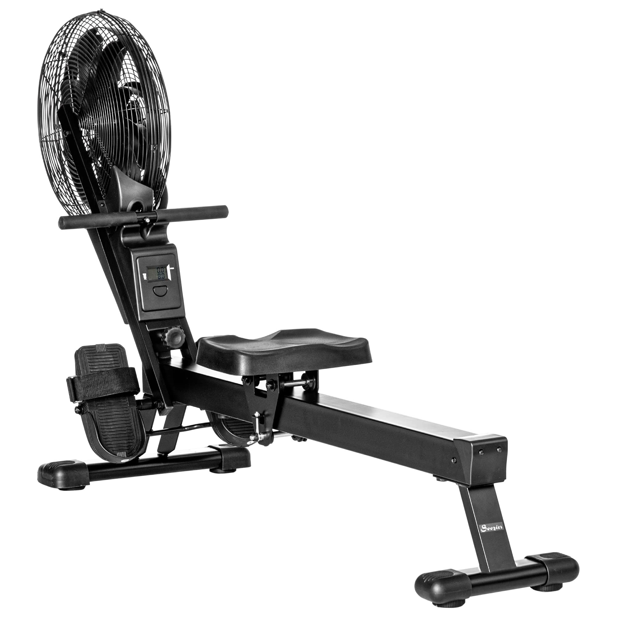 Photo 1 of  Rowing Machine with LCD Digital Monitor & Steel Frame, Foldable Rower for Home Gym Use
