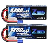 Zeee 2S 5200mAh Lipo Battery 7.4V 50C Hard Case