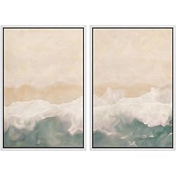 MUDECOR Framed Canvas Print Wall Art Set Soft