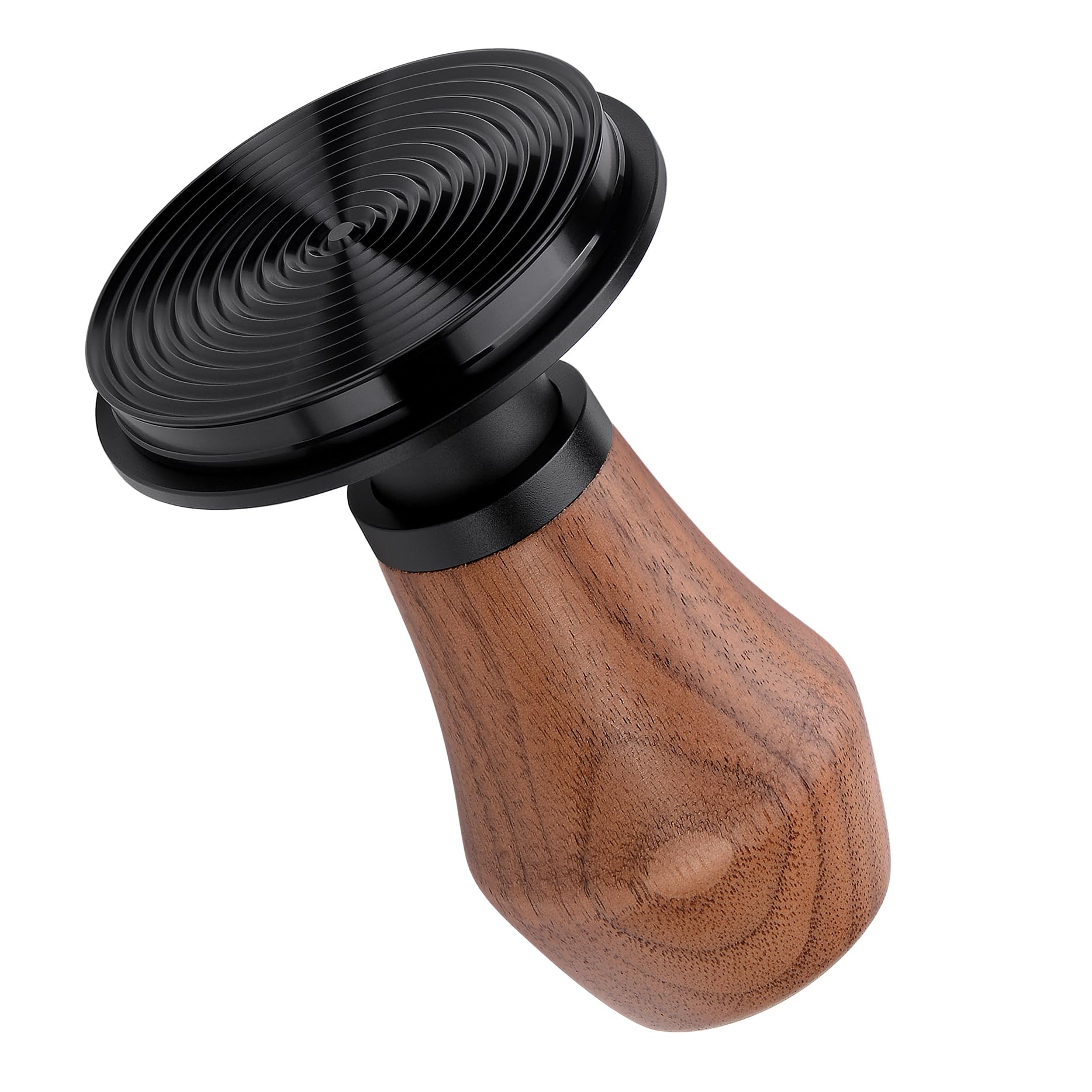 Photo 1 of Normcore 51mm Espresso Coffee Tamper V4 - Spring Loaded Tamper With Titanium PVD Coating Ripple Base -15lb / 25lb / 30lbs Replacement Springs, Genuine American Walnut Handle