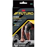FUTURO Sport Knee Support, Ideal for Athletic and Everyday Activities, One Size Black
