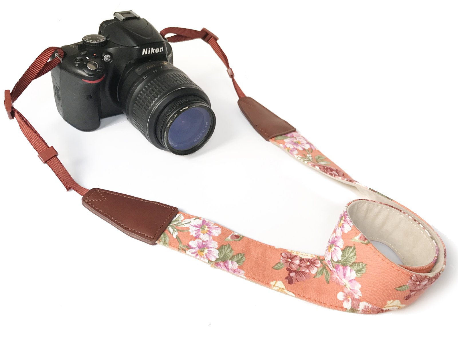 Alled Camera Strap Neck,Camera Strap for Canon Nikon Sony Lumix Kodak Fuji Olympus Dslr Universal,Vintage Soft Comfortable Adjustable Quick Release Camera Shoulder Neck Strap (Cowhide Orange)
