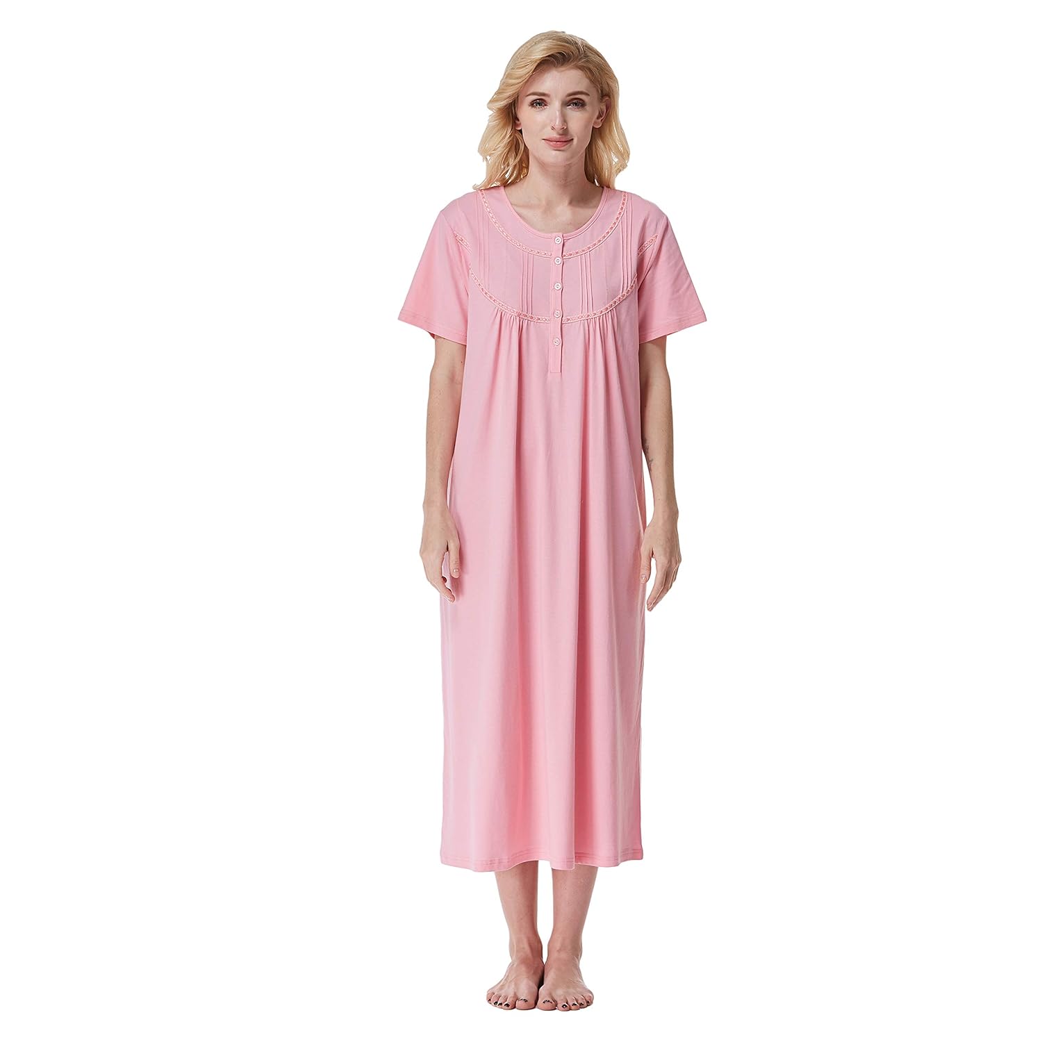 Buy Keyocean Nightgowns for Ladies, Soft All Cotton Comfortable