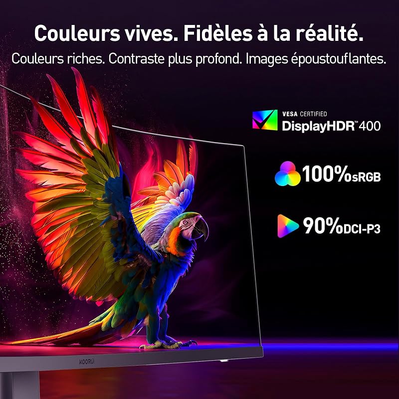 Ecran PC Gamer 34 Pouces Incurvé 200Hz WQHD 1ms HDR 400 HDMI/DP