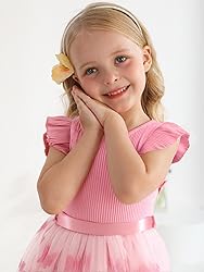 Toddler Girl Tulle Dress Summer Ruffle Sleeveless