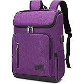 YALUNDISI Laptop Backpacks Travel Backpack Carry On Backpack Casual Daypack with USB Charging Port for Men Women Purple