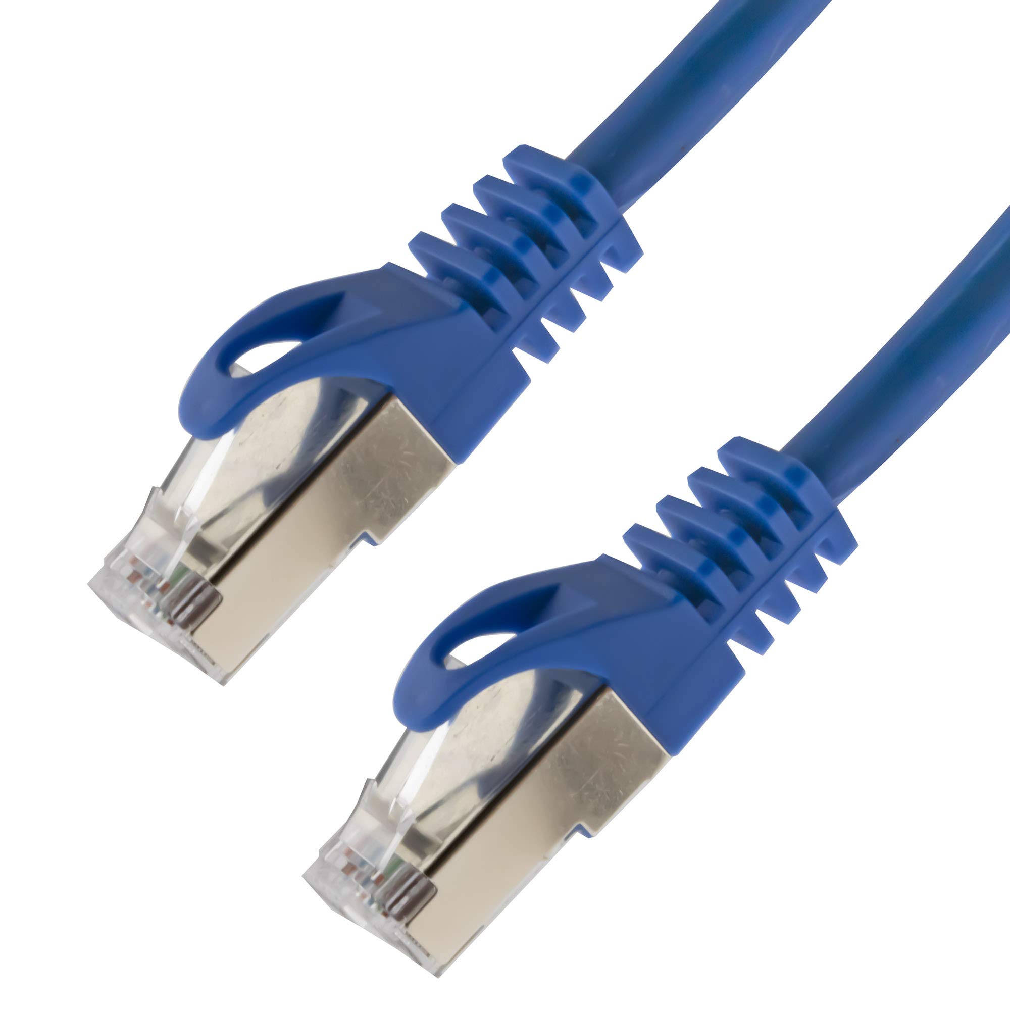 Network Cable S/FTP PIMF Cat 7 3.00 m Blue Patch Cable Gigabit Ethernet LAN DSL CAT7 Cable