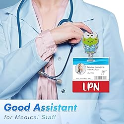 Besoar 5 Pack LPN Badge Buddy Card Holder