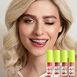 GROVL 4PCS Plumping Lip Gloss Set Tinted Glitter Moisturizing Lip Oil view 6