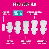 Flo Bamboo Night Pads – Ultra-Absorbent, Winged, 14 Pads, Super Thin view 5