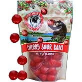 Cherry Republic Sour Balls, 8 oz - Sour Cherry Candy Balls, Sweet &amp; Tart Flavor, Chewy Red Candy with Nostalgic Appeal, Gluten-Free, Perfect for Snacking, Parties, Gifting &amp; Family Treats, Resealable