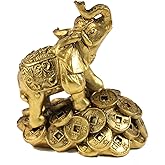Feng Shui 3" Money Elephant Figurine Wealth Lucky Figurine Gift & Home Decor