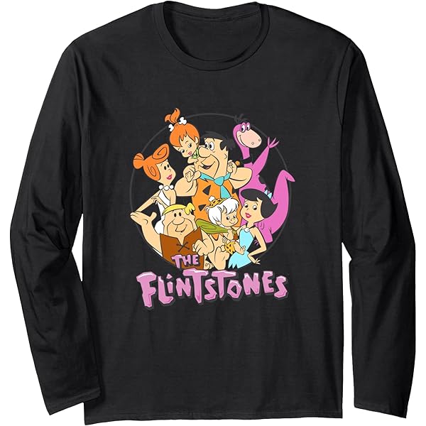 Amazon.com: The Flintstones Officially Licensed Sweatshirt (Black