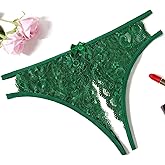 Avidlove Women Lace Panties Sexy Underwear Floral Lace Briefs with Cute Bow Center