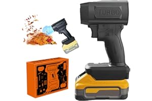 Storm Industries Jet Blower 2.0, Electric Snow Blower, Cordless Leaf Blower, Jet Blower Car Dryer, 140,000 RPM 200 Mph - Port