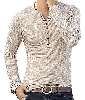 slim henley shirts