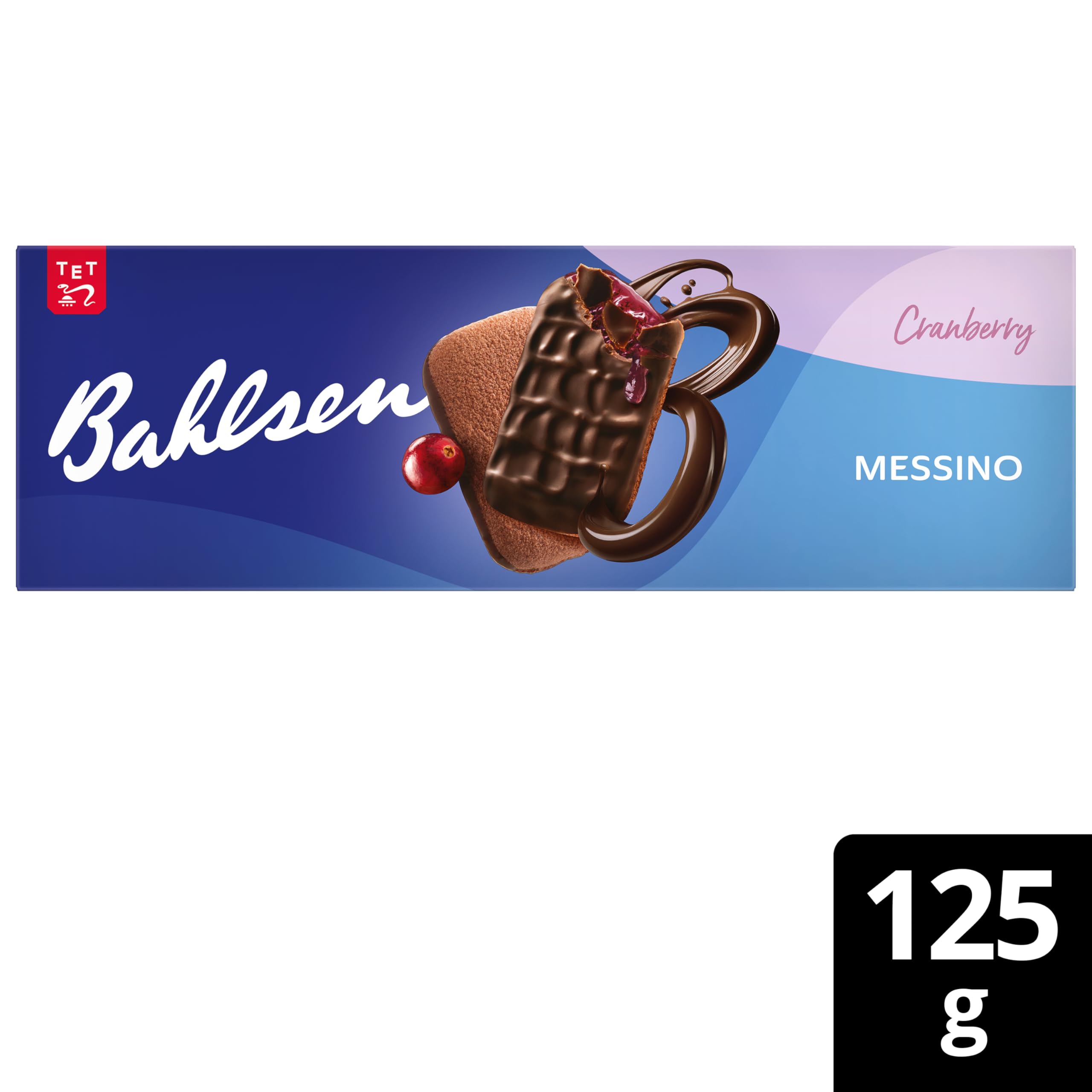 Bahlsen Messino Cranberry - 1er Pack - Luftiges Gebäck mit Cranberryfüllung und edelherber Schokolade (1 x 125g) 5