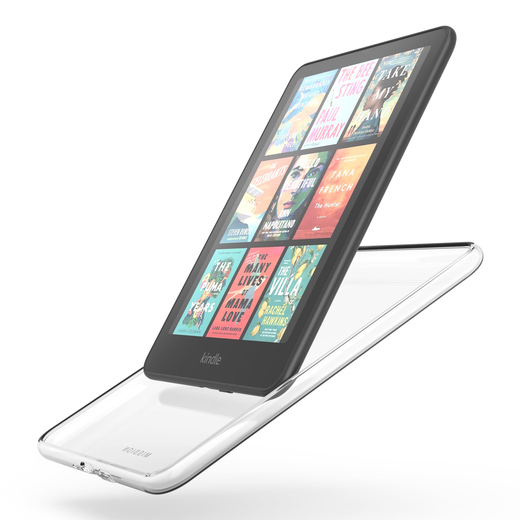 Mission Clear Case for Kindle Paperwhite 12th Gen (2024 Release) and Kindle Colorsoft Signature Edition (2024 Release) Ultra-Clear Transparent Soft Cover, Offering Sleek, Lightweight Protection