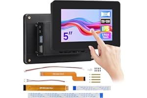 5inch DSI Capacitive Touch Display for Raspberry Pi ESP32-P4 etc., 720×1280 Pixels, IPS Panel, 5-Point Touch, Optical Bonding
