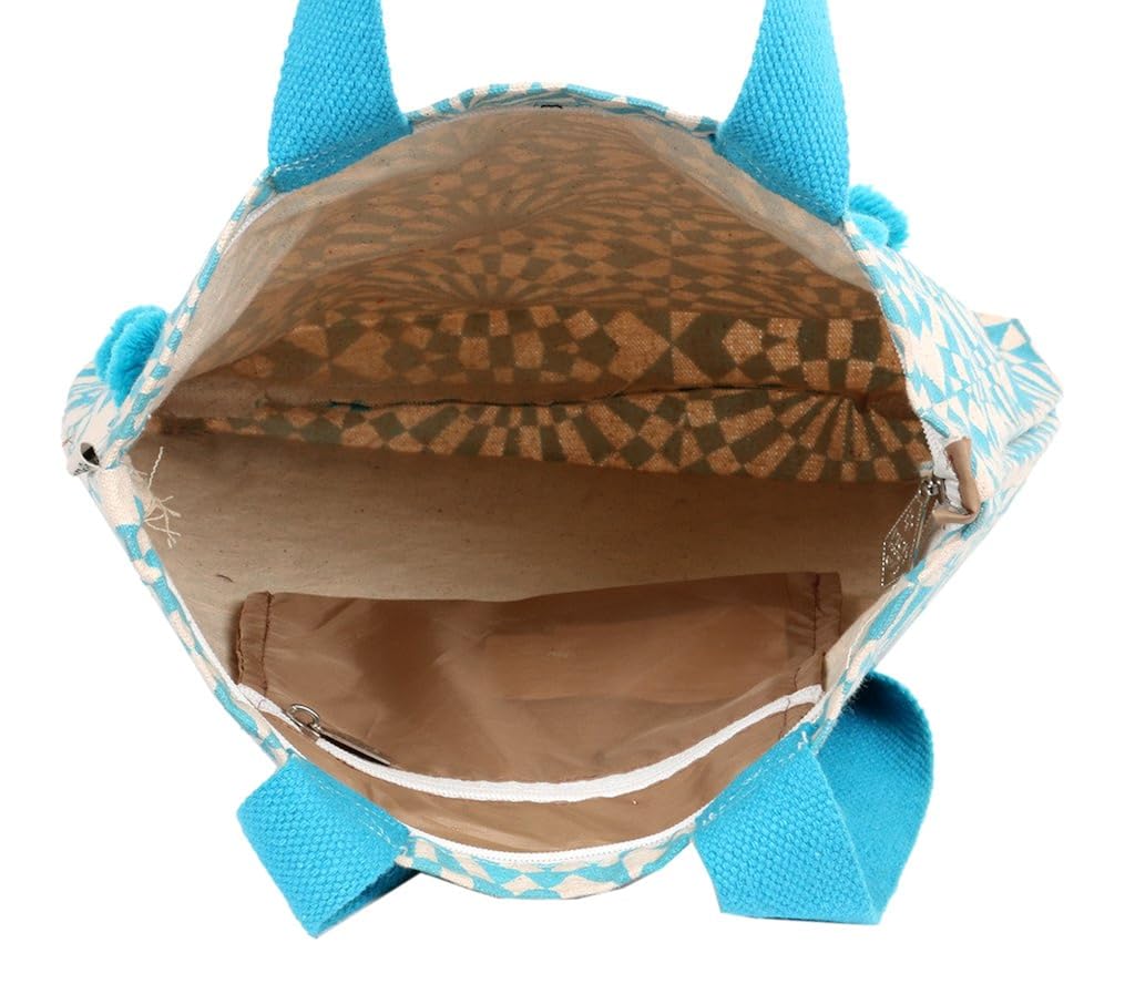 pick pocket girls tote bag (blue) (toblupom122)