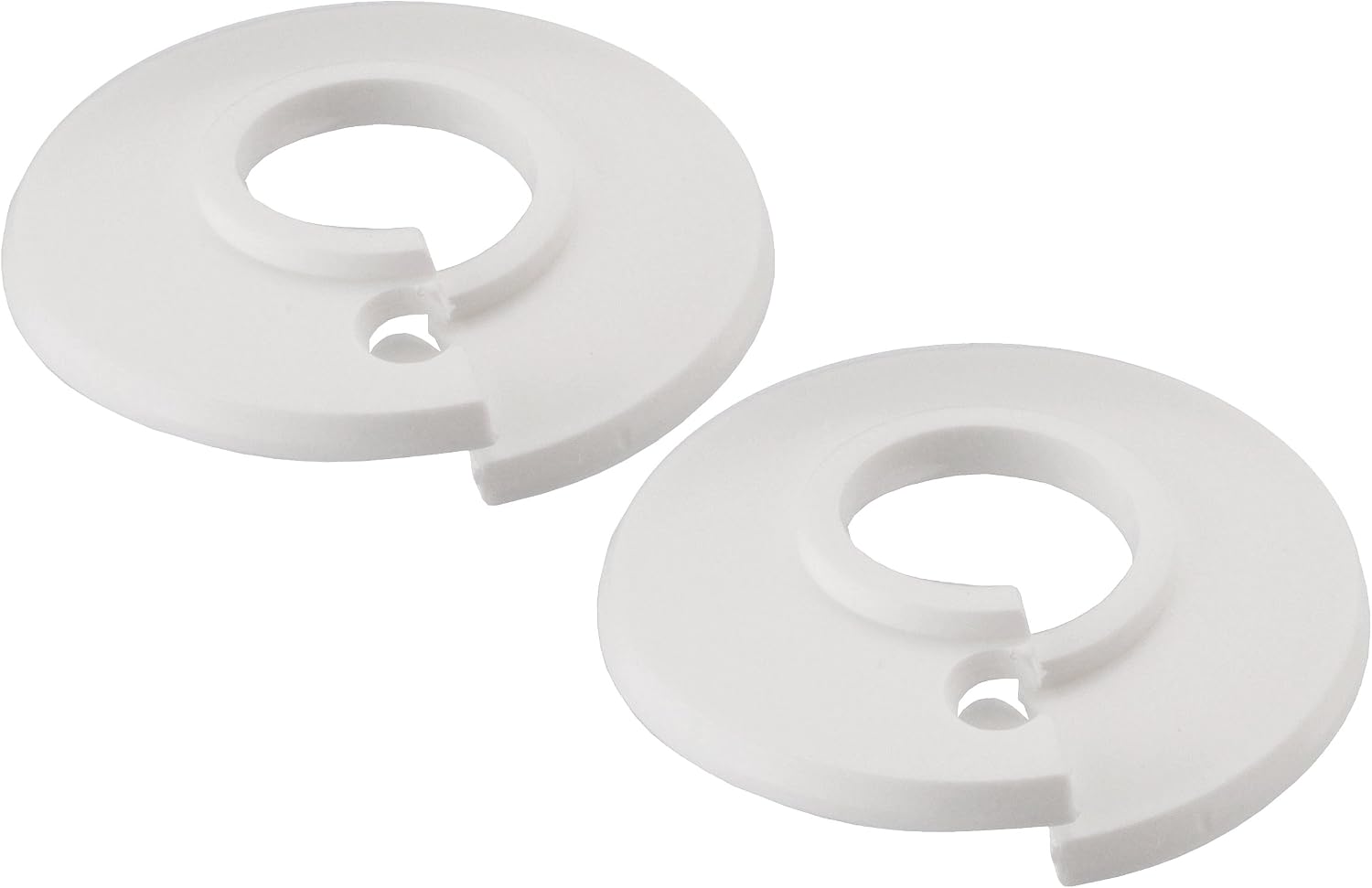 Cornat VRS Rosette 16 mm White Pack of 2 VRS661210, diameter 16 x 50 mm, Stärke 11 mm