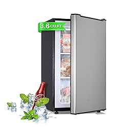 Maine Upright Freezer 3.6 Cu.Ft Mini Freezer with