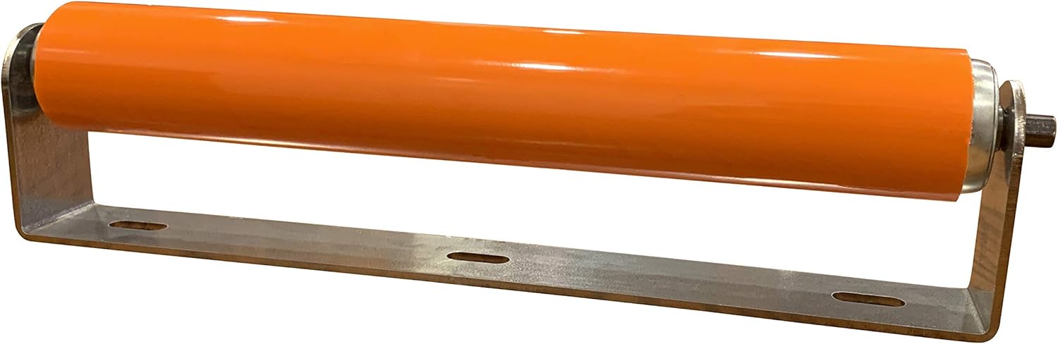 Polyurethane Coated Roller with Bracket, 15″ Between Frame, 1.9" Diameter Roller: Home Improvement