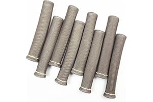 LIGUVCY Spark Plug Wire Heat Shield Boot Protector Resistant 1200° Spark Heat Sleeve for 289 327 454 502 Gray 8 Pcs