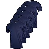 CuterzClub 3 & 5 Pack Shirts for Men Moisture Wicking Workout Performance Dry Fit Mesh Gym Athletic Running T-Shirt