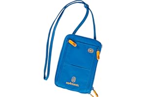 MO4TRAVEL Travel Neck Wallet Travel Pouch & Passport Holder - Anti Pickpocket RFID Passport Holder & Travel Wallet - Crossbody Wallet