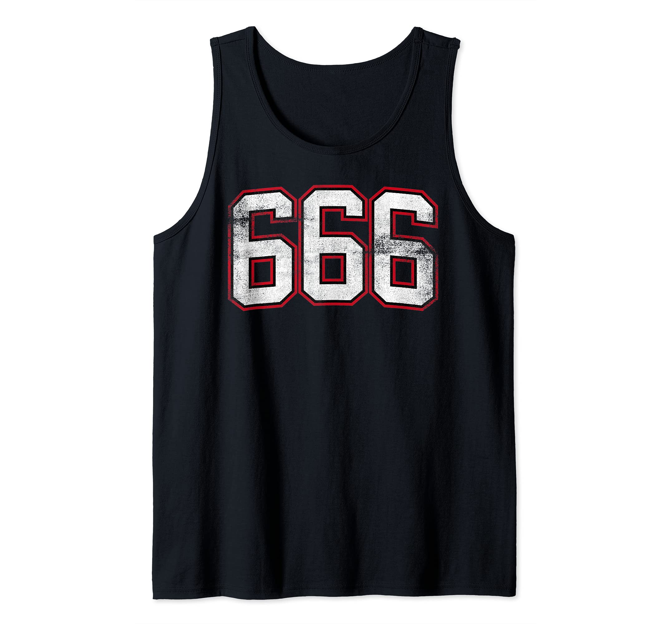 Number Six Six Six 666 Tank Top