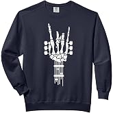 Rock and Roll Punk Rock Band Concert Guitar Accessories Gift Comfort Colors Adult Sweatshirt