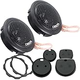 ORION Cobalt CB1TW 1" Silk Dome Car Tweeters, 40W RMS, 160W Max Pair | Surface, Flush or Angle Mounting, Clear High Frequencies, Flexible Installation