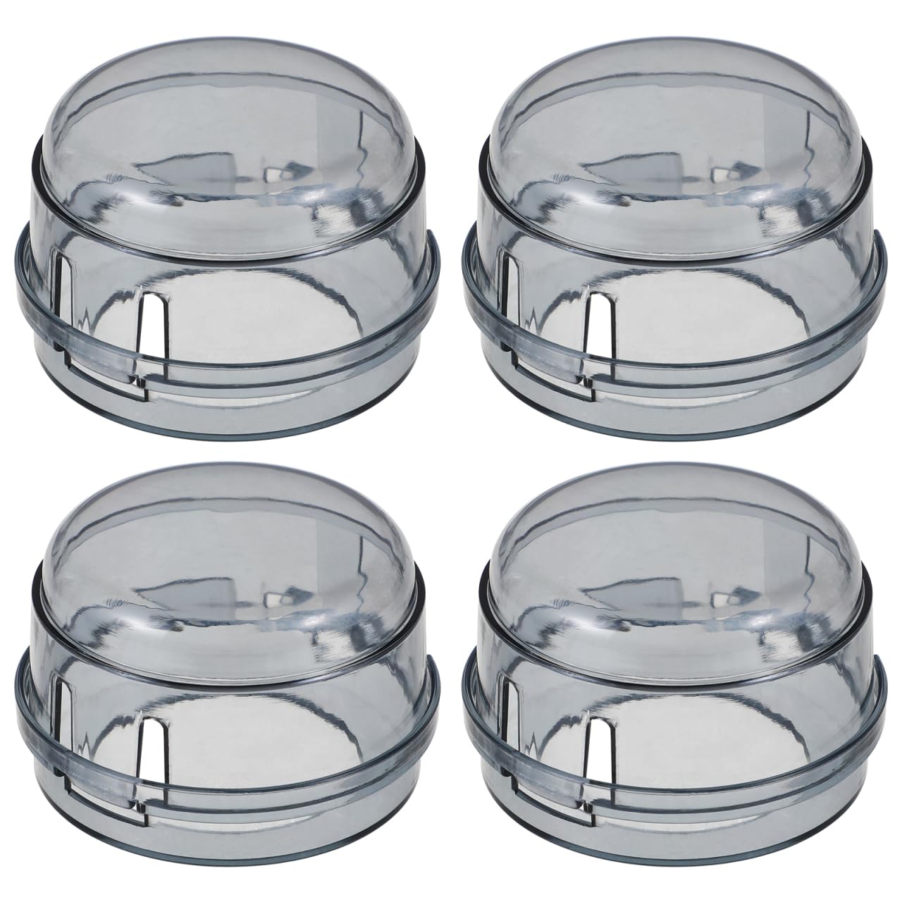 Photo 1 of 4Pcs Gas Stove Knob Covers for Child Safety, Durable Plastic Oven Knob Protectors, Easy Install Kitchen Safety Guard