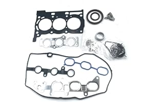 ZDTOPA 1KRFE 1KR Full Complete Gasket Set 04111-0Q020 50257000 Overhaul Full Set Compatible for Toyota Yaris or Citroen C1 Auto Parts