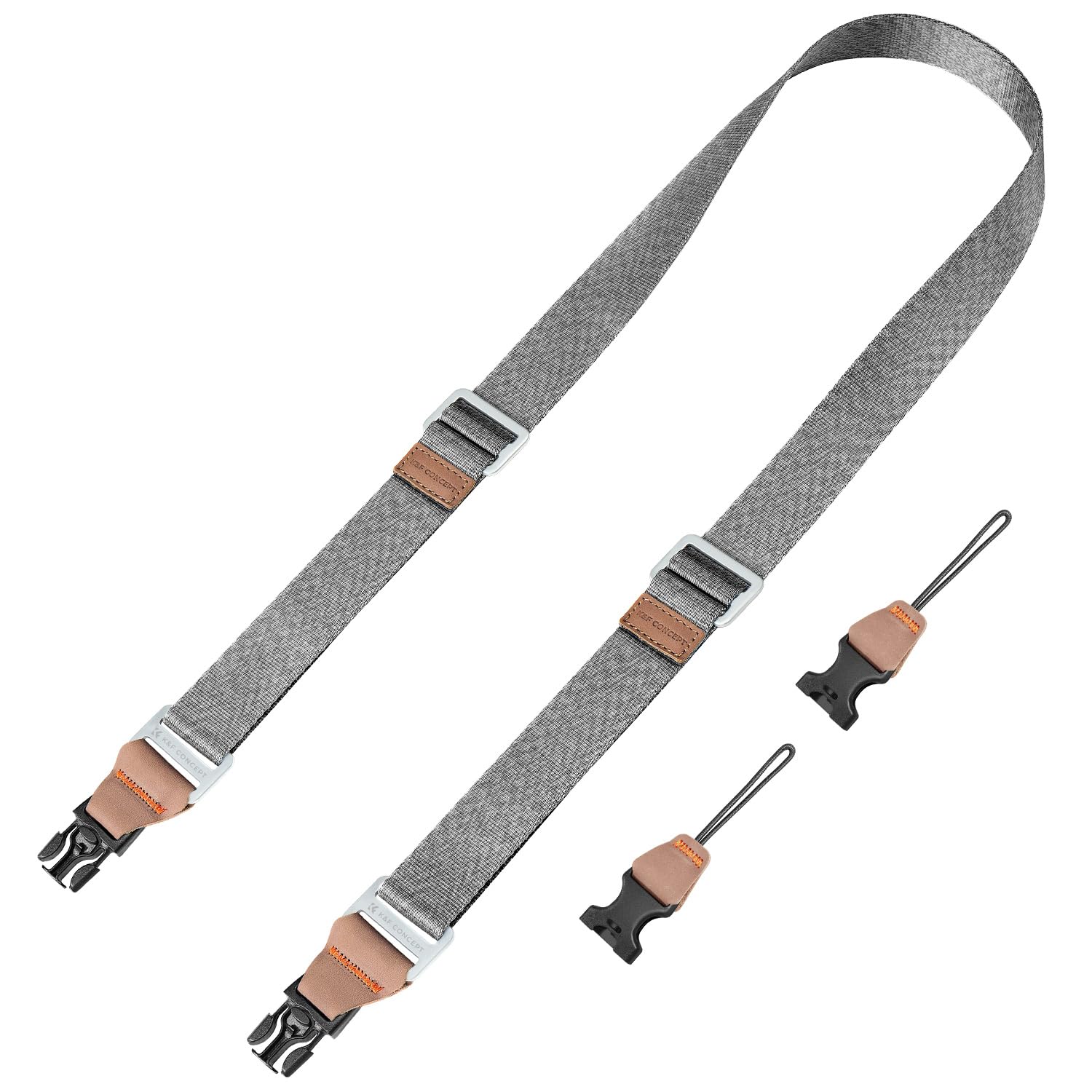 K&F CONCEPT Camera Shoulder Strap, Anti-slip Over Shoulder Camera Sling Strap,Camera Neck Strap for Sony Canon Nikon Fuji DSLR SLR Mirrorless Camera