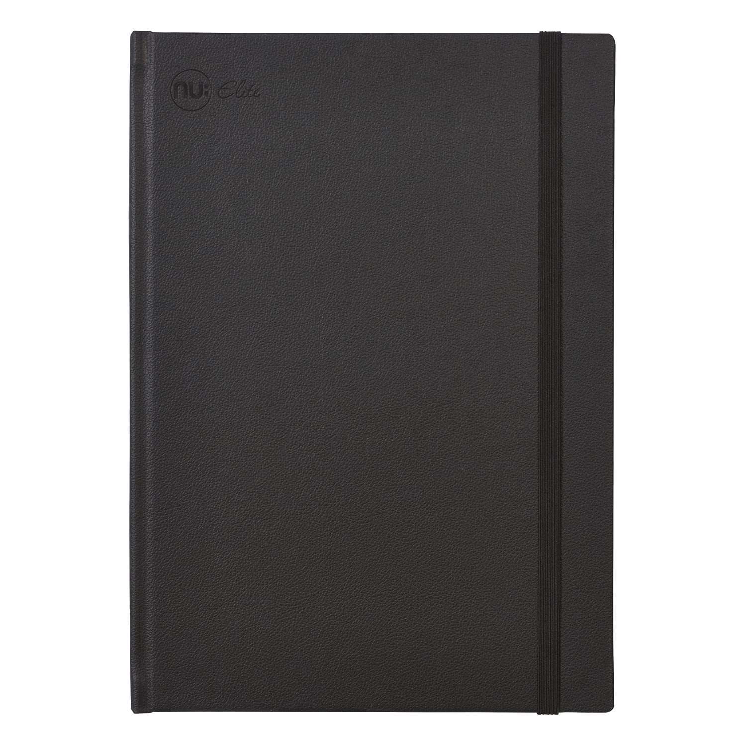Nu Notebooks - Elite Premium Range - Casebound Journal Notebook - B5 Notebook - Hardback Notebook - Stationery Notebooks - Black Journal - 120 Pages