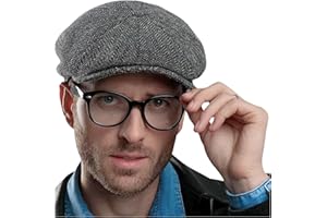 Biddy Murphy Authentic Irish Newsboy Cap, 100% Genuine Irish Made Tweed Hat, Traditional 8 Panel Style Imported from Ireland