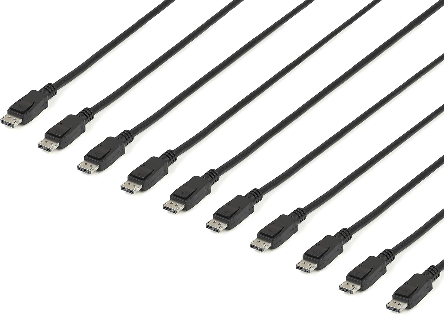 StarTech.com 10-Pack 15ft (4.6m) DisplayPort 1.2 Cable, 4K x 2K Ultra HD VESA Certified DisplayPort Cable
