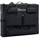 Master Massage Universal Massage Table Carry Case, 5 Pockets Carrying Bag for Massage Table, 25"-32", Black