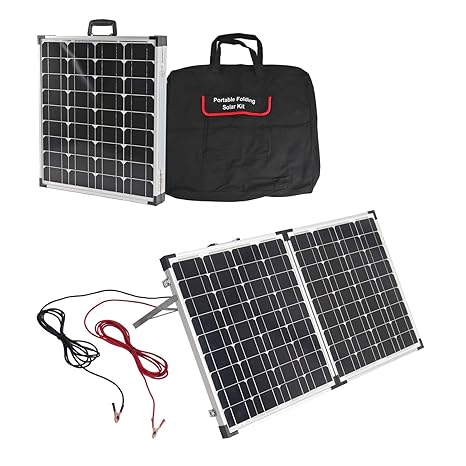 Mobiles Solar Panel Set 100W | Tragetasche | klappbar | anschlussfertig |Regler