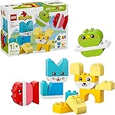 LEGO DUPLO My First 3 in 1 Creative Cute Pets Building Toy for Toddlers - Pretend Play Set for Boys & Girls, Ages 1.5+ - Lear