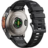 NotoCity Sport Band Compatible with Fenix 6X Pro Band,26mm QuickFit Silicone Watch Band for Fenix 7X/7X Pro Sapphire Solar/6X/5X/5X Plus/Fenix 8 51mm/Fenix 3/Tactix//Descent MK2i/Quatix/Enduro