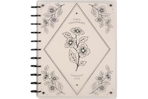 THE HAPPY PLANNER Happy Planner Disc-Bound Planner Jan.–Dec. 2026, Includes 3 Extra Months and 2 Sticker Sheets, Big Size, 8.5" x 11", Dashboard Layout, Ink & Ivy