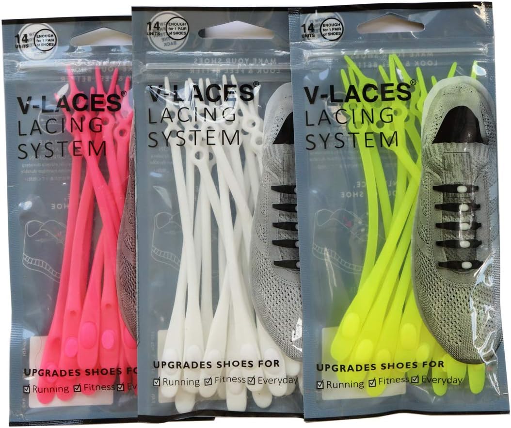 UUSTAR Elastic No Tie Shoelaces for Kids and Adult Tieless Laceless Shoe Laces