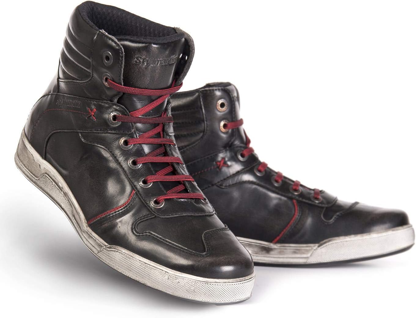 Stylmartin Unisex-Adult Iron Urban Line Vintage Sneakers(Black, Size 43)